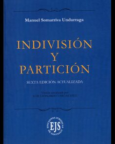 INDIVISION Y PARTICION 6ta EDICION ACTUALIZADA
