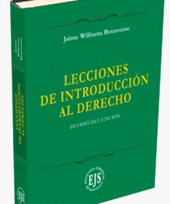 LECCIONES DE INTRODUCCION AL DERECHO. 12ma EDICION