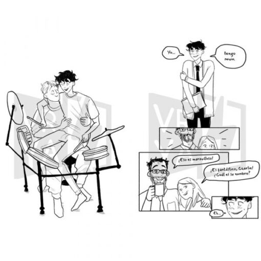 HEARTSTOPPER PARA COLOREAR - Imagen 3
